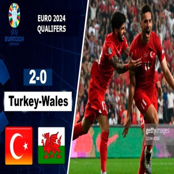 #ไฮไลท์ฟุตบอล [ ตุรกี 2 - 0 เวลส์ ] ยูโร 2024 รอบคัดเลือก