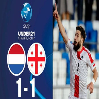 #ไฮไลท์ฟุตบอล [ เนเธอร์แลนด์ 1 - 1 จอร์เจีย ] ชิงแชมป์แห่งชาติยุโรป (U21)